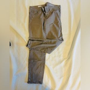Grey skinny zip ankle Gap Always Skinny jean